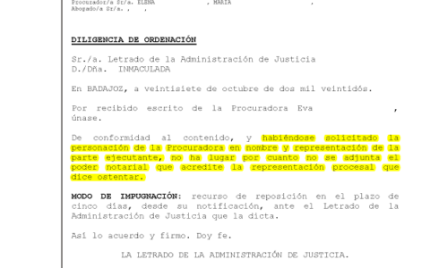 27-10-22.- no ha lugar por cuanto no adjunta poder notarial que acredite representacion